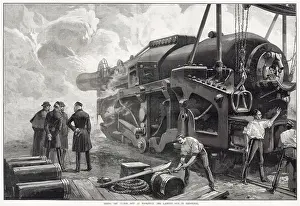 Elswick: 111-ton gun at Woolwich