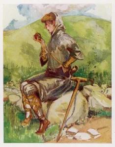 Garters: 12th century Peasant