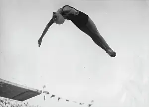 Springboard: The 13-year springboard diver Marjorie