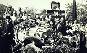 Rejoicing: 14th Anniversry celebration of the Turkish Republic - Turkey