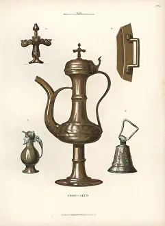 Gold Plated: 14th century ecclesiastical gold-plated silverware