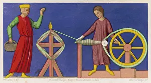 14th century Spinning