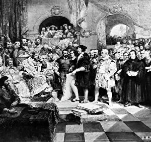 Spl001: 1500s Martin Luther At Diet Of