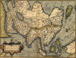 Epitome: 1570 map of Asia, from Abraham Ortelius ?