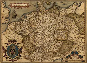 Terrarvm: 1570 map of German States. From Abraham ?