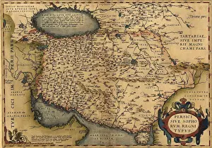 Epitome: 1570 map of Persia, from Abraham Ortelius ?