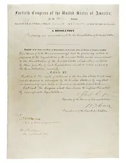 Ratified: 15th Amendment to the U.S. Constitution: ?