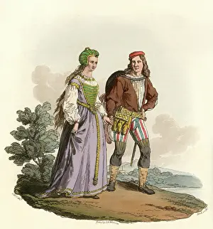 Doublet: 15th century Couple