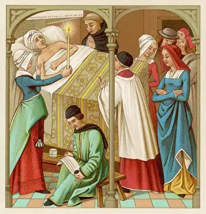 Mourn: 15th century Deathbed