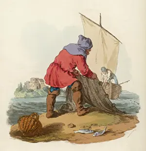 Draws: 15th Century Fisherman