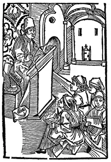 Schoolmaster: 15TH CENTURY SCHOOL