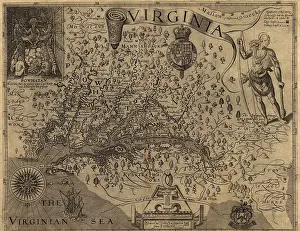 Pocahontas: 1606 map of Virginia as discovered and described ?