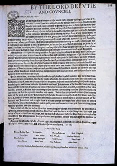 Earls: 1607 Proclamation