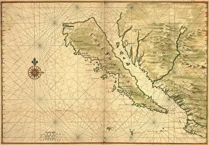 Baja: 1650 map of Baja California and northwest ?