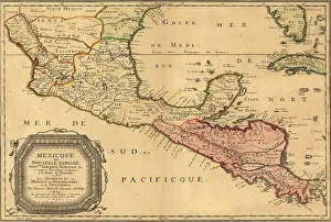 Sanson: 1656 map of Central America and Mexico, ?