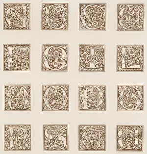 Initials: 16th century Alphabet