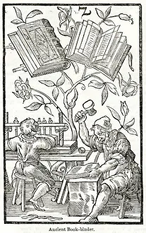 Stitching: 16th century Bookbinders