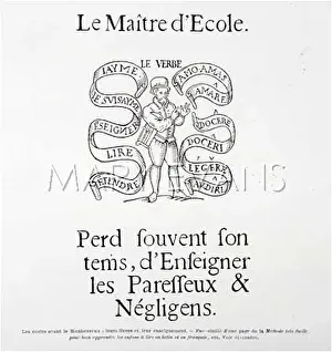 Headmasters: 16th century French schoolmaster