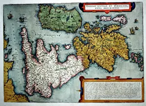 Jode: 16th century Map of the British Isles