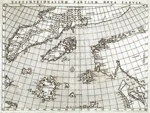 Tabula: 16th Century Map of the North Atlantic