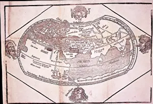 Reisch: 16th century Map of the Old World