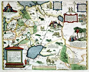 Tartary: 16th century Map of Russia - Tartary