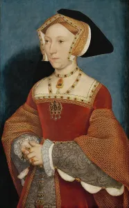 Succeeded: 16th century oil painting of Jane Seymour, Queen of England