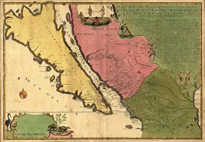 Baja: 1720 map of Baja California and northwest ?