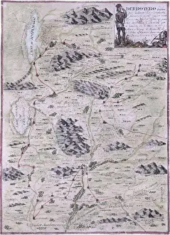 Pueblos: 1777 map that covers sections of Colorado, ?