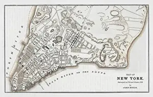Gris: 1782-5 MAP OF NEW YORK