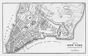 Gris: 1782-5 MAP OF NEW YORK