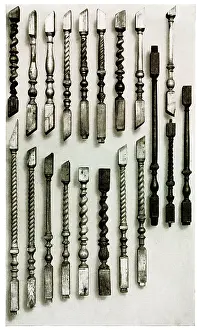 Twisted: 17th and 18th century balusters