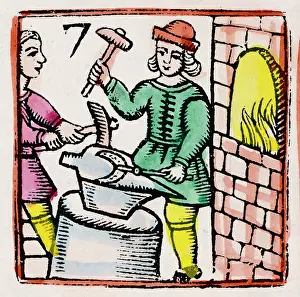Hammers: 17th century Blacksmith