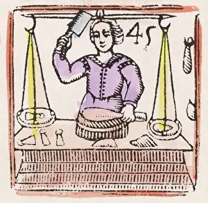 Brandishes: 17th century Butcher