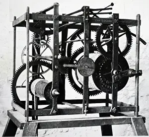 1635: 17th century clock mechanism