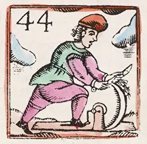 Grindstone: 17th century Grinder