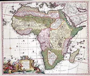 Allard: 17th century Map of Africa