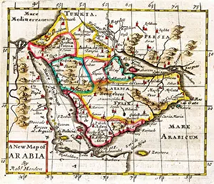 Morden: 17th century Map of Arabia
