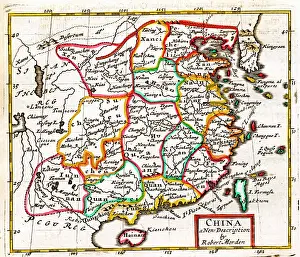 Morden: 17th century Map of China