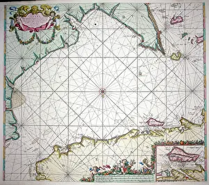 Keulen: 17th century Map of the English Channel