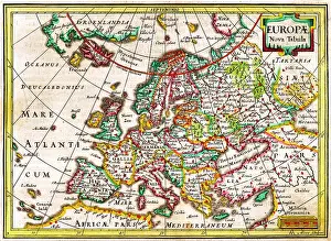 Tabula: 17th century Map of Europe