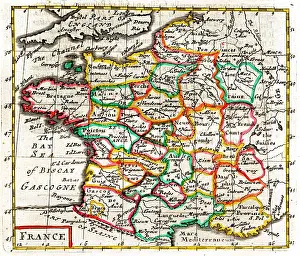 Morden: 17th century Map of France