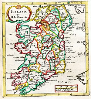 Morden: 17th century Map of Ireland