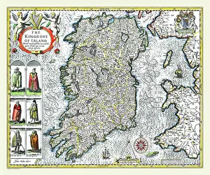 1611: 17th Century map of Ireland