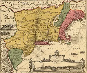 Longhouse: 17th century map of land that became New ?