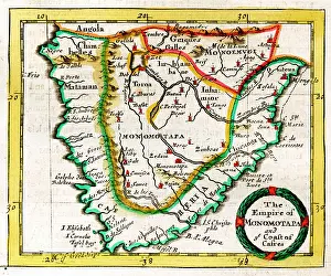 Shona: 17th century Map of Monomotapa (Mutapa)
