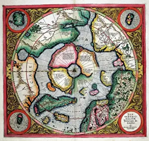 Descriptio: 17th century Map of the North Pole
