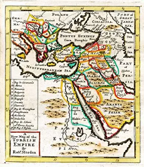 Morden: 17th century Map of the Turkish Empire