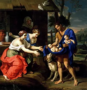Remus: 17th century painting of the shepherd Faustulus
