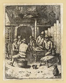 Master Painter: 17th century peasants drinking ale and smoking